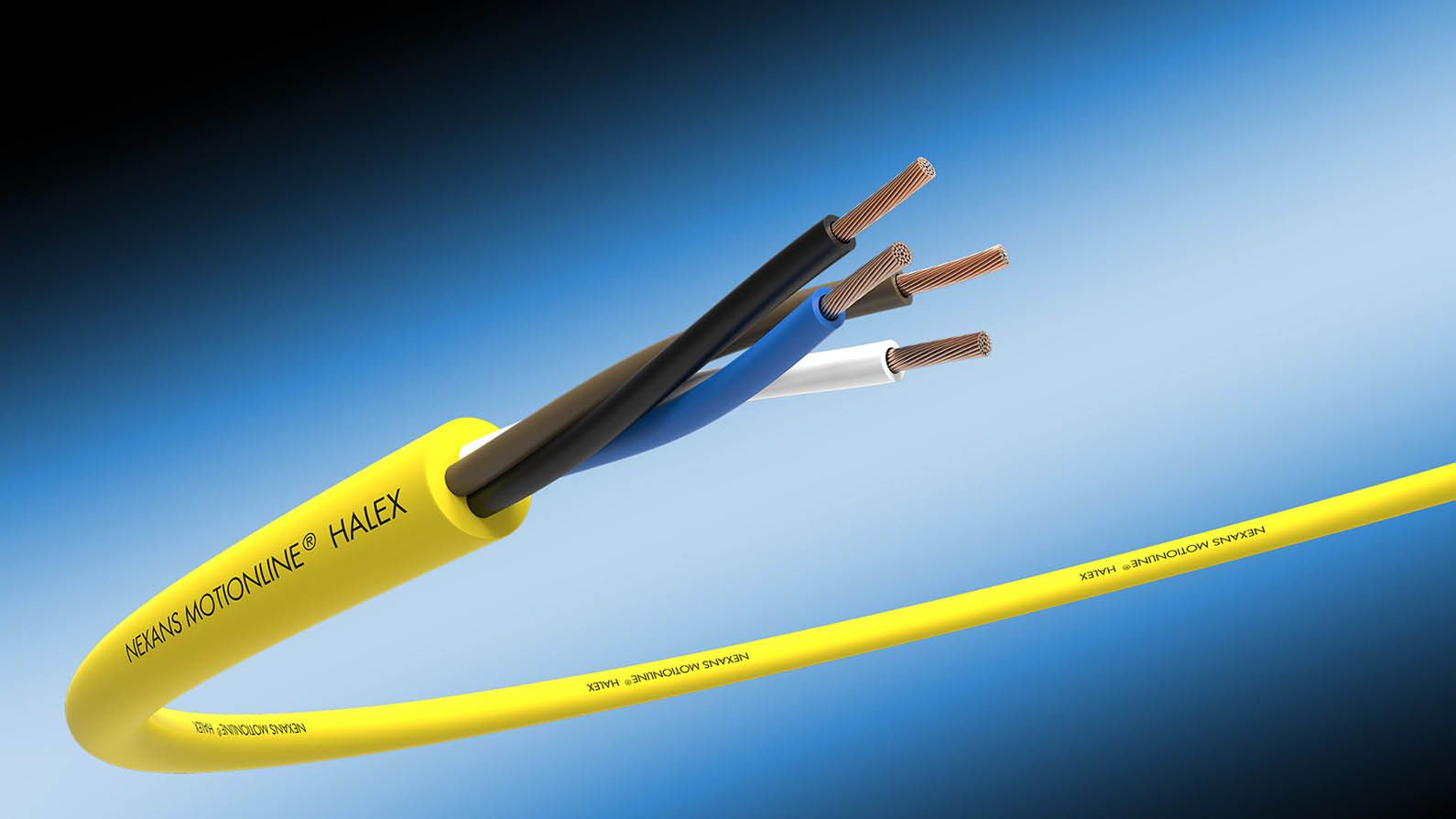 PVC-free MOTIONLINE® HALEX automation cables 