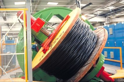 Nexans 55 core stranding machine Bourg-en-Bresse
